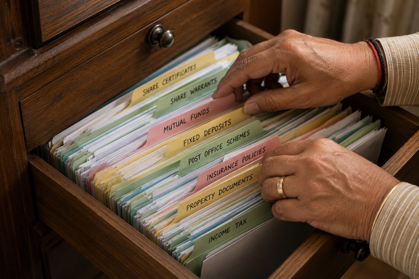 How to Find Old Shares in India in Your Parents' Name